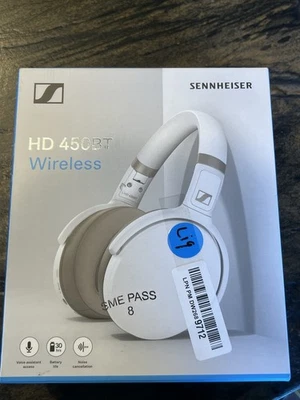 Sennheiser HD 450BT Wireless Over-Ear Headset - White (READ DESC…) - Image 1 of 4