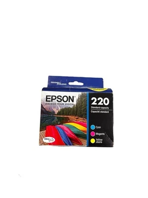 Cartuchos de tinta magenta Epson 220 color cian amarillo caducados 2020 Foto 1 de 4