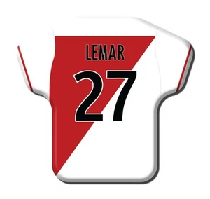 Calamita Simile a T-Shirt Calcio Stagione 2016/2017 Monaco 27 Thomas Lemar - Picture 1 of 9