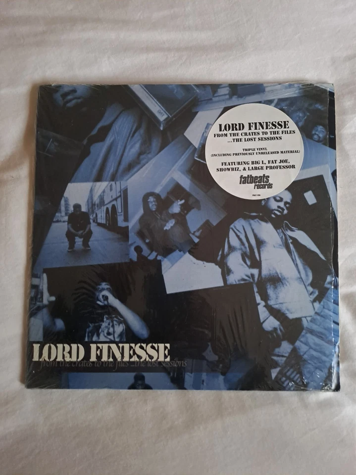 LORD FINESSE FROM THE CRATES TO THE FILES TRIPLE VINYL ALBUM HIP HOP US 2003 EXC - Image 1 of 4