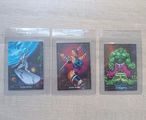 1992 Marvel Masterpieces Prototype Promo Card Cello Pack Set Jusko Skybox Hulk - Bild 1 von 7