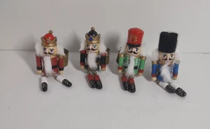 World Market Holiday Nutcracker Napkin Rings 4 Pack - Picture 1 of 14