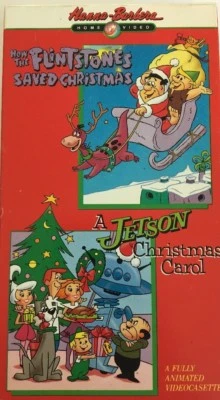 HOW THE FLINTSTONES SAVED CHRISTMAS/ A JETSON CHRISTMAS CAROL(VHS)RARE-SHIPS N24 - Image 1 of 4