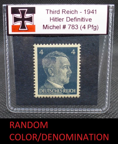 Adolf Hitler 1941 WW2 Reichspfennig Stamp Third Reich Nazi Germany MNH Pfennig Cover