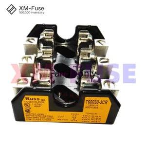 Base de fusible Eaton Bussmann 31 a 60A T60060-1CR T60060-2CR T60060-3CR 60A 600V - Imagen 1 de 4