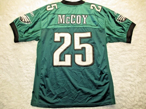 LeSean McCoy Philadelphia Eagles Jersey Reebok Mens Size 50 Stitched Home Jersey Cover
