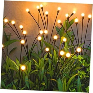 Solar Garden Lights - New Upgraded Solar Swaying Light, Sway by Wind, 2 Pack - Picture 1 of 7