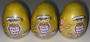 3 Hatchimals Colleggtibles Royal Snow Ball Gold Egg Blind Mini Mystery Surprise! - Picture 1 of 3