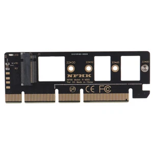 NGFF M Key M.2 NVME AHCI SSD To PCI-E PCI Express 3.0 16x x4 Adapter Riser Ca-mx - Photo 1/4
