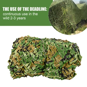 Jungle Filet de Forêt hide Militaire Camouflage Net 6Mx4M Chasse Camping FR - Photo 1/12