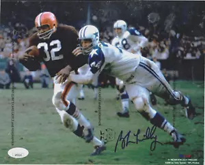 BOB LILLY FIRMADO AUTOGRAFIADO 8x10 - Dallas Cowboys - H.O.F - J.S.A. Certificado - Imagen 1 de 4