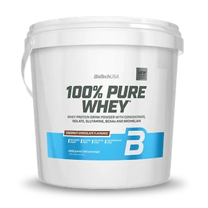 Biotech Usa 100% Pure Whey 4000 gr 4 KG Proteine del Siero del Latte Gluten Free - Foto 1 di 4
