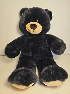 Build A Bear Plush Black Bear- Stuffed Animal Teddy Bear 17" retired  - Picture 1 of 8