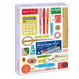 Stationery 1000 Piece Jigsaw Puzzle Happily New - Picture 1 of 2
