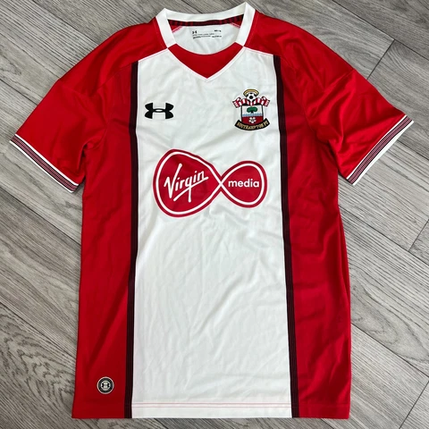 Southampton 2017/2018 Home Football Shirt Soccer Jersey Size M Cover