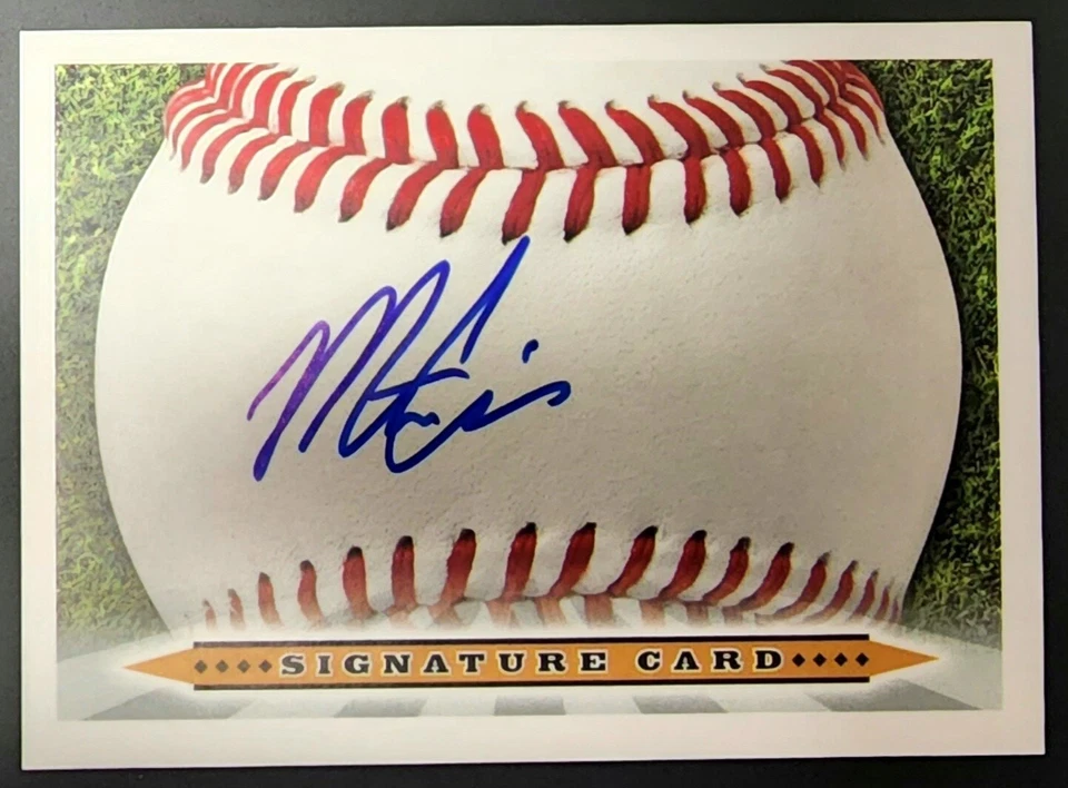 Matt Cronin Signed IP 3.5x2.5 Signature Card Seattle Mariners! - Image 1 of 1