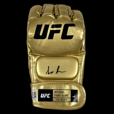 Suga Sean O’Malley Signed Autographed UFC Gold Glove PSA/DNA Authentic - Image 1 of 2