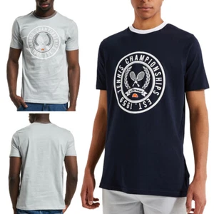 ELLESSE SEGNA Mens Short Sleeve T Shirt Regular Fit Crew Neck Cotton Tee XS-2XL - Picture 1 of 23