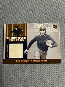 Bears Red Grange HOF Legend, Game Worn Helmet Patch #’d To 75, ExMnt! - Picture 1 of 3