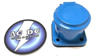 Hubbell HBLNCABL Single Pole Connector, Non-Met Cover, BLUE Camlock series 16 - Picture 1 of 1