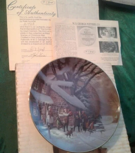 "The Homecoming" by lloyd Garrison Collector Plate 1989 NIB 10148A w/COA - Picture 1 of 4