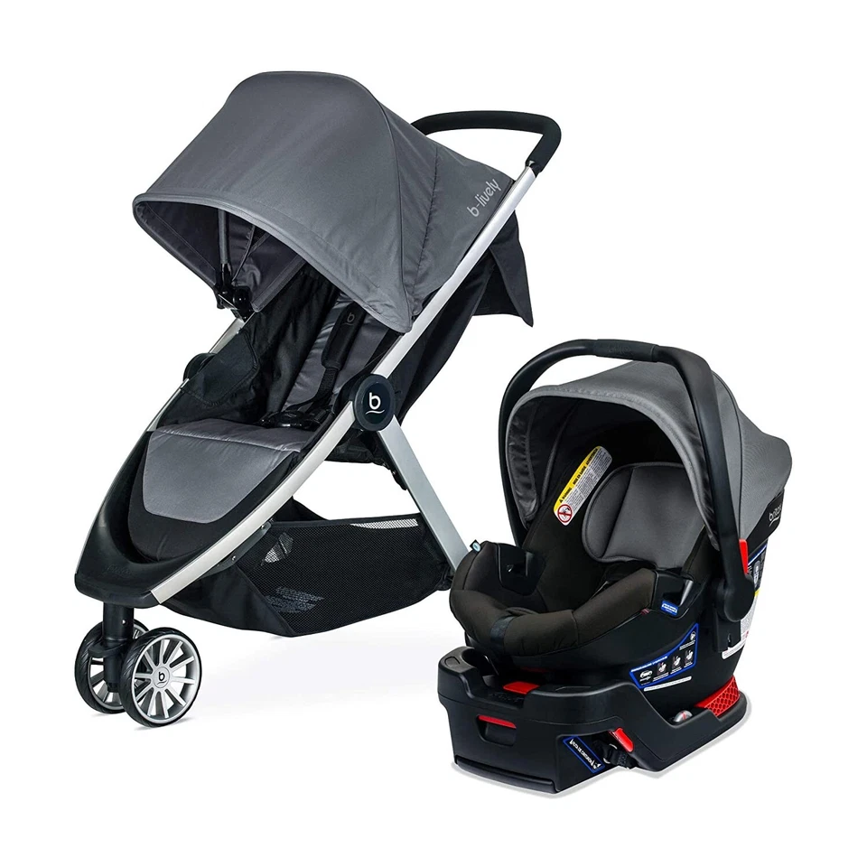 Sistema de viaje Britax B-Lively & B-Safe Gen2 - Greystone - Tela SafeWash Foto 1 de 4