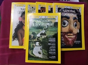 Vtg National Geographic 1974 Back Issues Lot of 6 Jul Thru Dec Vol. 146 No# 1-6  - Picture 1 of 7