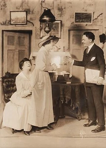 MARJORIE WOOD & JOHN A. BUTLER in "Yes or No" - Original Vintage Photo - 1917 - Picture 1 of 2