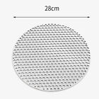 Stainless Steel Grill Net Bacon Tool Grill Mesh Round Outdoor Cooking BBQ Net