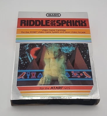 Riddle of the Sphinx (Atari 2600, 1982) Complete CIB W/ Manual Tested - Image 1 of 4