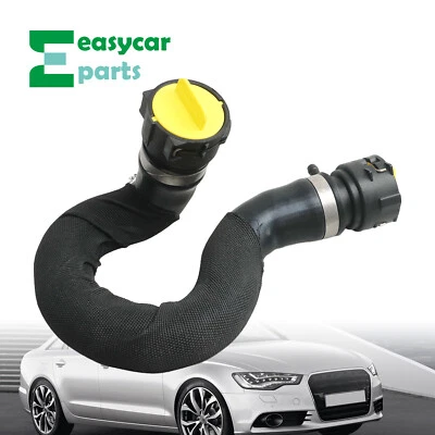 Engine Radiator Coolant Water Hose Upper for 2005-11 Audi A6 Quattro 4F0121101F - Image 1 of 4