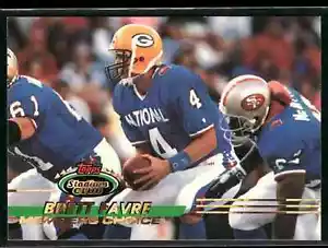 Brett Favre 1993 Stadium Club #498 Green Bay Packers - Imagen 1 de 2