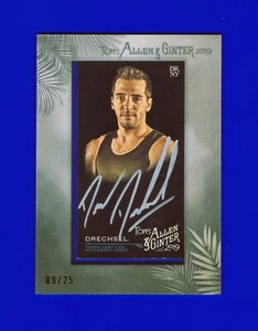 2019 Topps Allen & GinterX Silver Framed Auto #MA-DD Drew Drechsel RC 09/25 - Picture 1 of 2