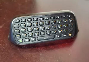 Official Microsoft Xbox 360 Chatpad Keyboard Text Keypad Controller Black OEM - Picture 1 of 5