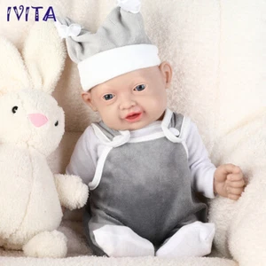 IVITA 12" Artificial Silicone Reborn Baby Boy Full Body Floppy Silicone Doll - Picture 1 of 12