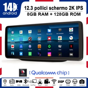 12.3" 8 Core 128G Android 14 Autoradio IPS DSP SWC BT5.1 Mercedes Classe B W246 - Imagen 1 de 17