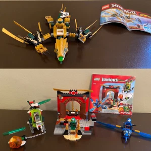 LEGO Ninjago Set - 70666 Legacy DER GOLDENE DRACHE - 10725 Junior VERLORENER TEMPEL - Bild 1 von 16
