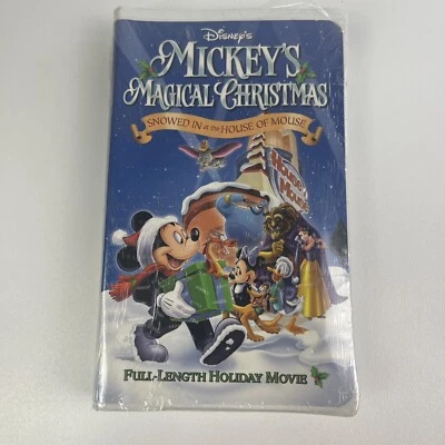 Mickeys Magical Christmas Snowed In at the House of Mouse VHS Clamshell Sealed - Image 1 of 4