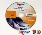 MG TF GENUINE MG ROVER XPART TECHNICAL INFORMATION RAVE DISC