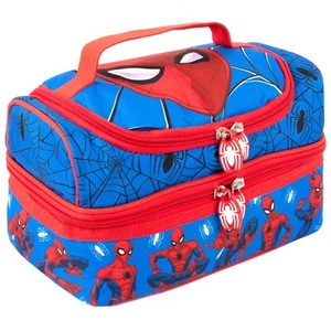 Marvel Spiderman Multi-Compartment Lunch Bag for Kids School Thermal Insulated - Picture 1 of 7