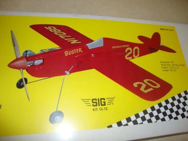 ** SIG ** BUSTER ** CONTROL LINE MODEL AIRPLANE KIT ** NEW - Image 1 of 1