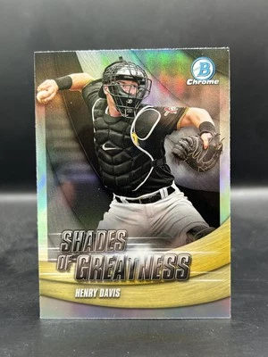 2022 Bowman Chrome #SG-3 Henry Davis Shades of Greatness - Image 1 of 2