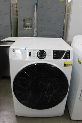 GE GFD55ESSNWW 28" White 7.8 cu. ft. Front Load Electric Dryer NOB #156049 - Image 1 of 4