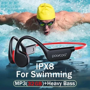Auriculares de natación impermeables profundos de conducción ósea MP3 Bluetooth 32G - Imagen 1 de 11