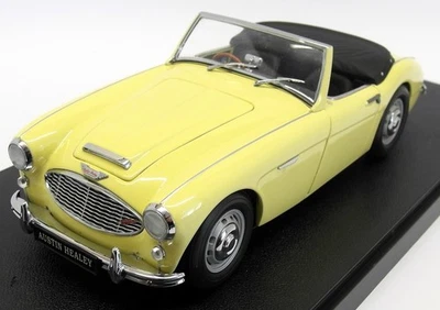 Kyosho 1/18 Scale - CASE5 Austin Healey 100 Six Pale Yellow + Case - Image 1 of 4