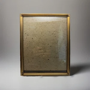 Art Deco Vintage Antik Messing 8x10" Messing Bilderrahmen Stoffrücken Staffelei - Bild 1 von 10