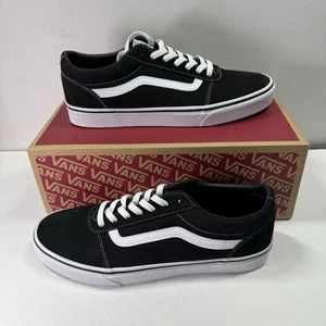 Vans Men’s Ward Size 8 Sneaker VN0A36EMC4R Men's Black Canvas - Picture 1 of 8