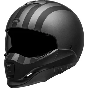 Bell Broozer Free Ride Matte Gray &Black Small Motorcycle Safety Helmet 7121931 - Picture 1 of 2