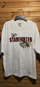 Lee Star Wars Episode 1 N-1 Starfighter White Jersey T-Shirt Men’s Size XL - Picture 1 of 4