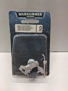 Warhammer 40K Templarios Negros Marines Espaciales - Capitán (op metal) D PR09 - Imagen 1 de 4